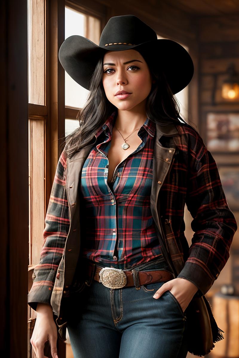 00624-776297082-consistentFactor_v32-photo of (4lyssadiaz_0.99), a woman as a western gunslinger, modelshoot style, (extremely detailed CG unity 8k wallpaper), photo.png